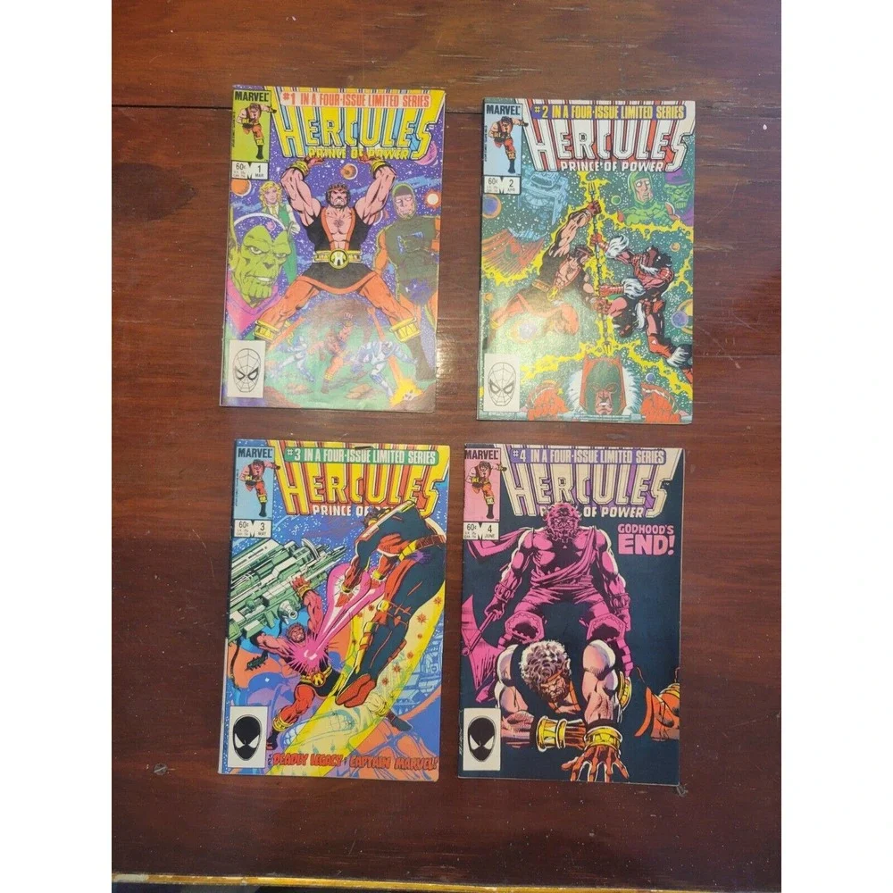 Hercules Prince of Power #1-4 Complete 2nd Series Set 1984 Marvel Comics Lot MCU